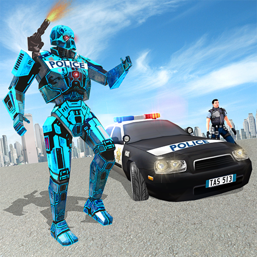 Transformer Robot Cop Shooting Action Game icon