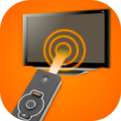 Universal TV remote control icon