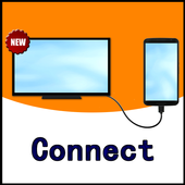 USB Connector phone to Smart TV icon