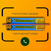 scan balance card-airtime recharge mobile balance icon