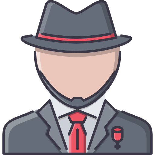 Mafia party game icon