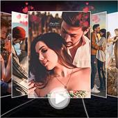 Photo video maker with music أيقونة