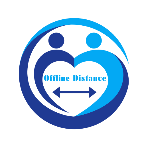 Offline Distance - A Social Distancing App icon