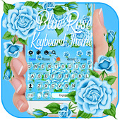 Thème du clavier Blue Rose icon