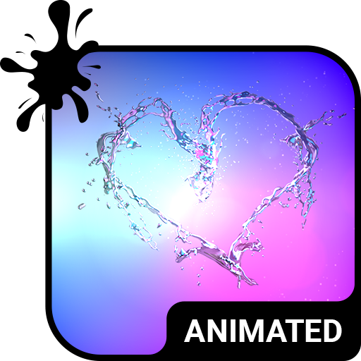 Heart Splash Animated Keyboard icon