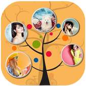 3D Tree Collage Photo Editor