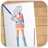 Learn How to Draw Barbie Step by Step icon