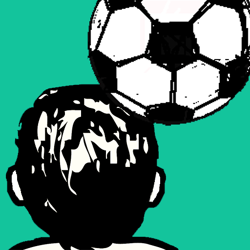 Head juggling ball icon