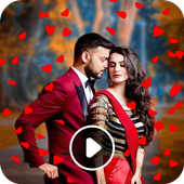 Heart Effect Photo Video Maker with Song icon