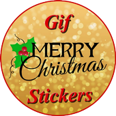 Merry Christmas Gif Stickers icon