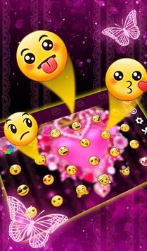 Pink Love Heart 4 تصوير الشاشة