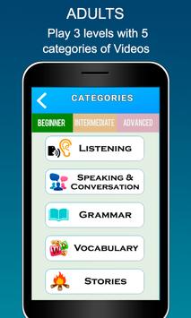 English free Videos Kids & Adult स्क्रीनशॉट 1