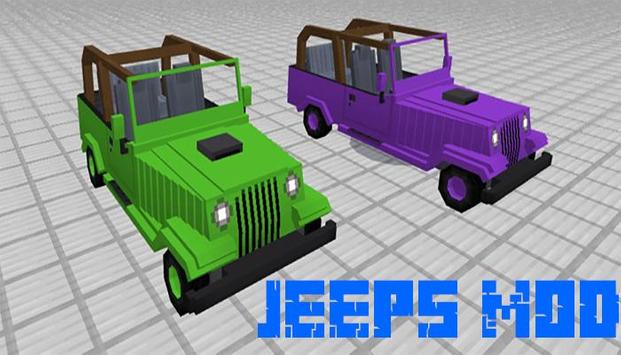 Jeeps mod for minecraft screenshot 2