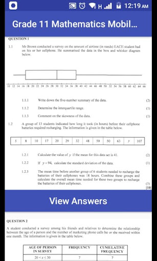 Grade 11 Mathematics screenshot 4