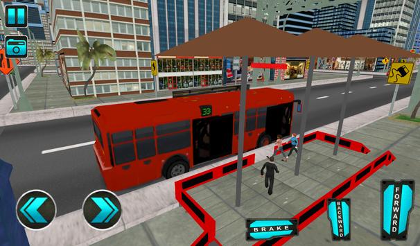 City Coach Bus Driving Simulator & Parking 2019 screenshot 4