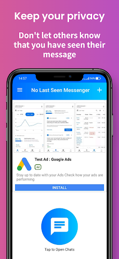 No Last Seen Unseen Messenger screenshot 2
