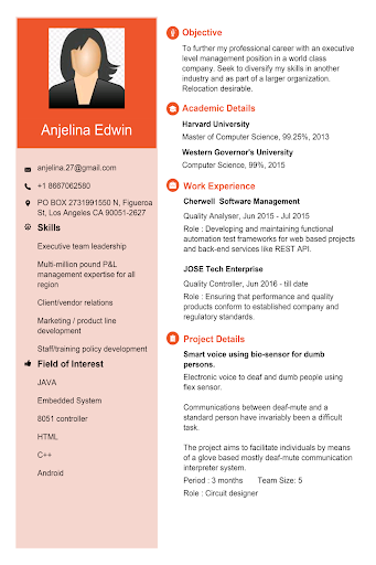 CV maker resume app screenshot 17