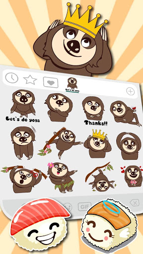 ملصقات ايموجي Jolly Sloth Life 3 تصوير الشاشة