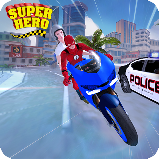 Light Speed Hero Bike Taxi Driving Game icon