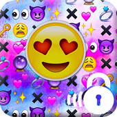 Emoji Heart PIN Lock icon