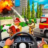 Firefighters Rescue Simulator: Fire truck driving icon