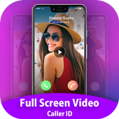 Full Screen Video Caller - True Caller ID icon