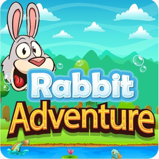 Rabbit adventure jump icon