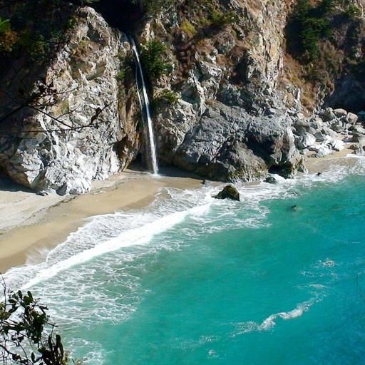 Sea from a hight wallpaper icon