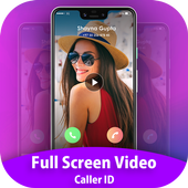 Full Screen Video Caller - True Caller ID icon