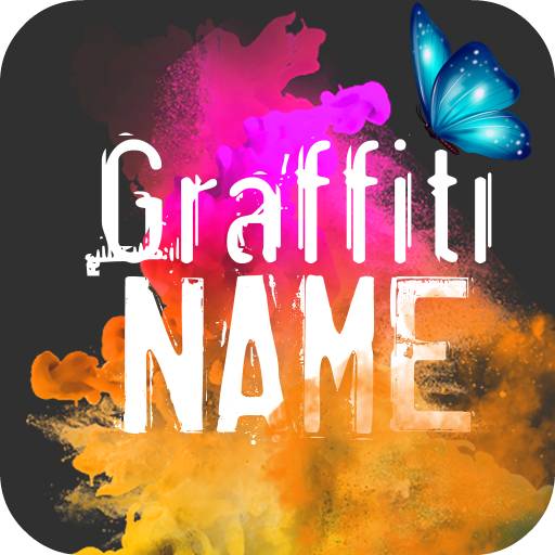 Smoke Graffiti Name Art Maker icon