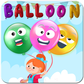 Çocuklar Arapça Öğrenme Balonlar pop Ücretsiz icon