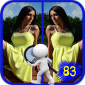 Unterschied zwischen zwei Bildspiele icon