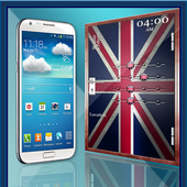 UK Flag Door Lock icon