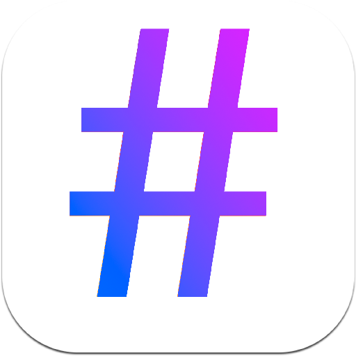 Hashtags per Instagram icon