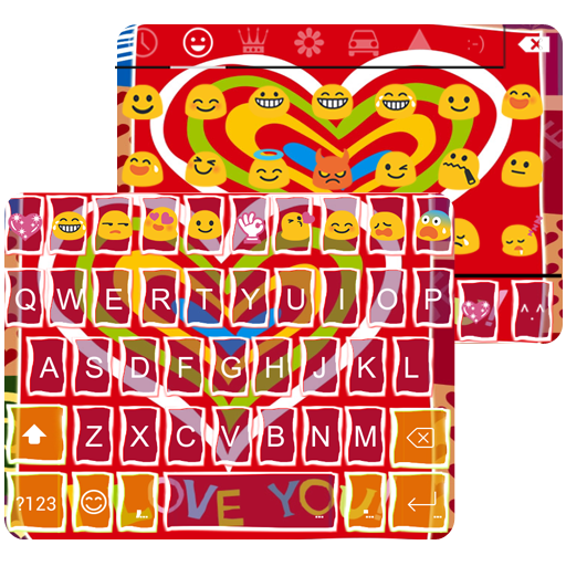 Kiss Love Emoji Keyboard Theme icon