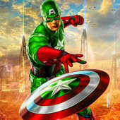 Super Captain Flying Robot Grand City Rescue 2018 icon