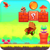 bear adventurer jungle icon