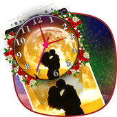 Hot Kiss Clock Live Wallpaper icon