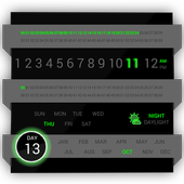 Numeric Digital Clock Lwp icon