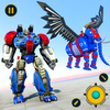 Flying Elephant Robot Car Game - Car Robot War icon