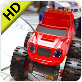 Monster Truck Blaze Puzzle icon
