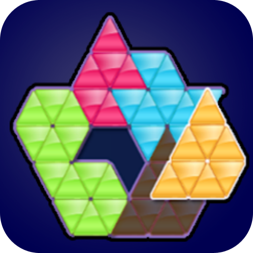 Triangles Paper Puzzle : Color Puzzles Fixes icon