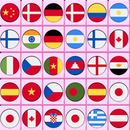 Connect - Pair Matching Puzzle Flags Onet icon