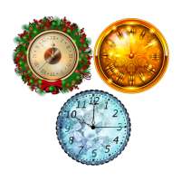 3 New Year Clockfaces For Battery Saving Clocks on 9Apps