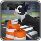 Pet Dog Highway Run icon