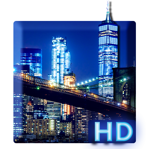 City Night Scenery APUS Live Wallpaper icon
