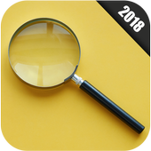 Magnifying Glass Flashlight 2018 icon