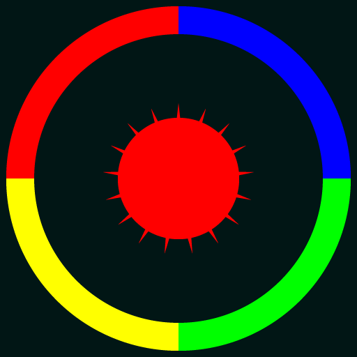 Color Shoot Tap To Hit Circle With Jumping Ball icon
