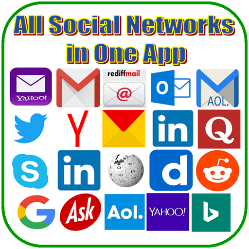 All Social Networks in One App icon