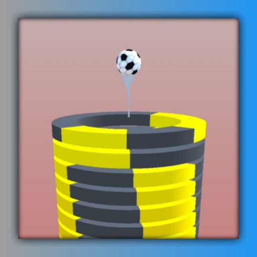 Helix stack ball hit 3d icon
